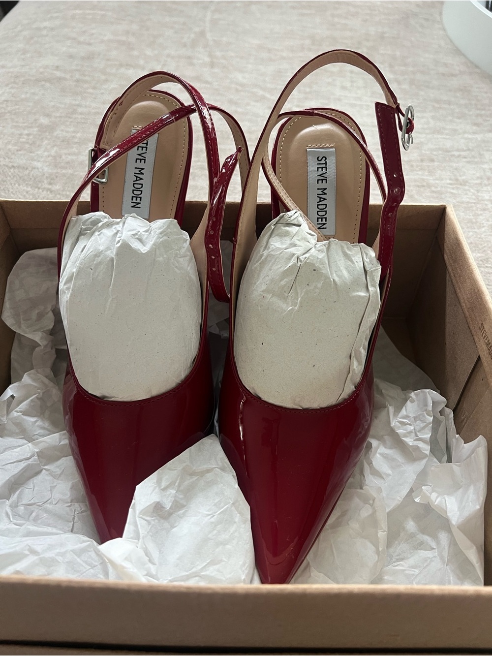 Steve Madden ZAYLA Red Patent - Size 10 - Picture 6 of 7